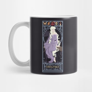 The Last Unicorn - art nouveau - Amalthea Mug